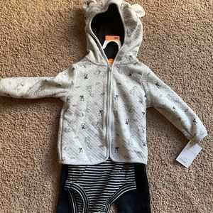 Carter’s || 3-piece jacket, pants, onesie set